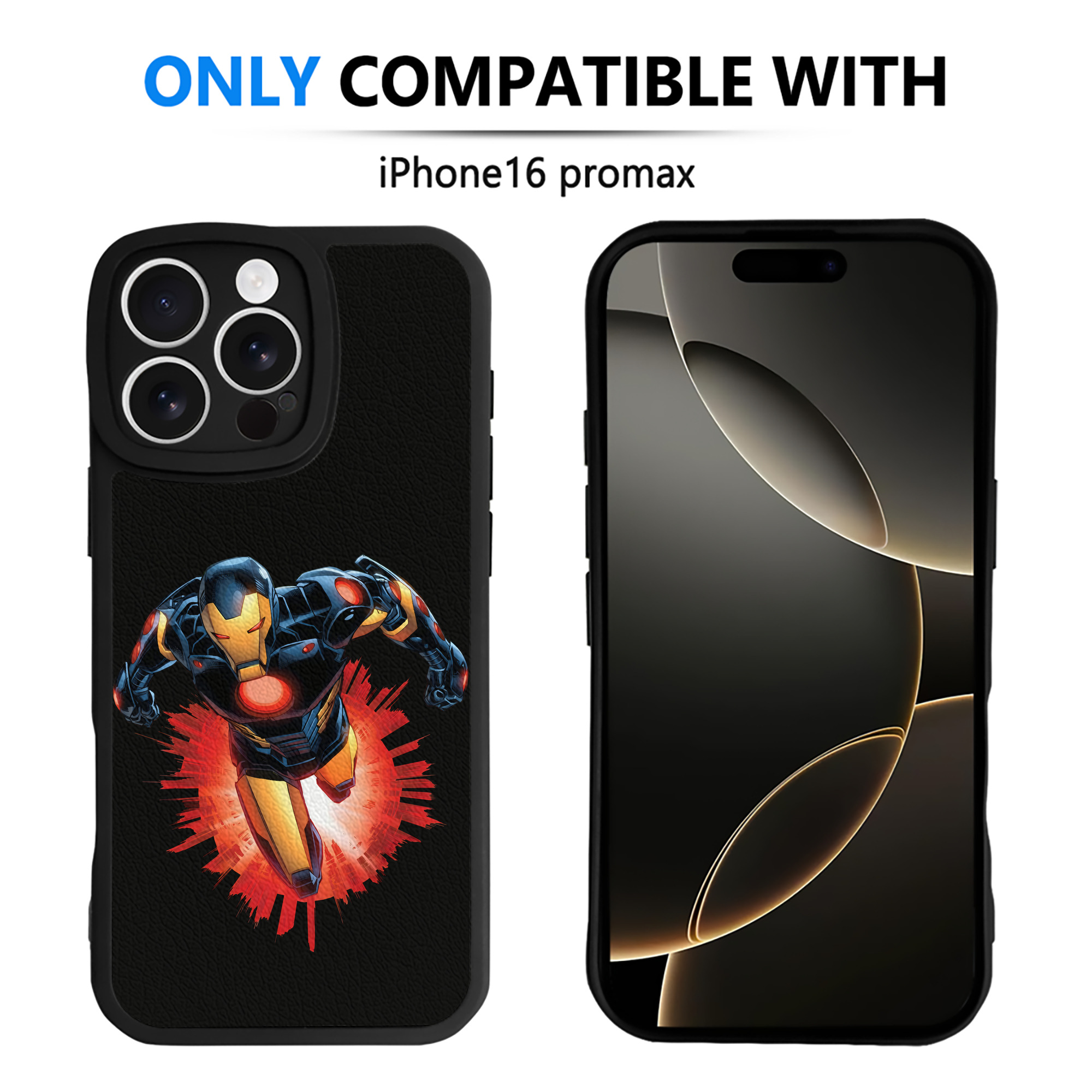 （画像用） アベンジャーズ The Avengers 【iPhone 16シリーズ対応】シリコンスマホケース（レザー調） 材質：シリコン